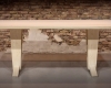 Tafel met omgekeerde schragen
