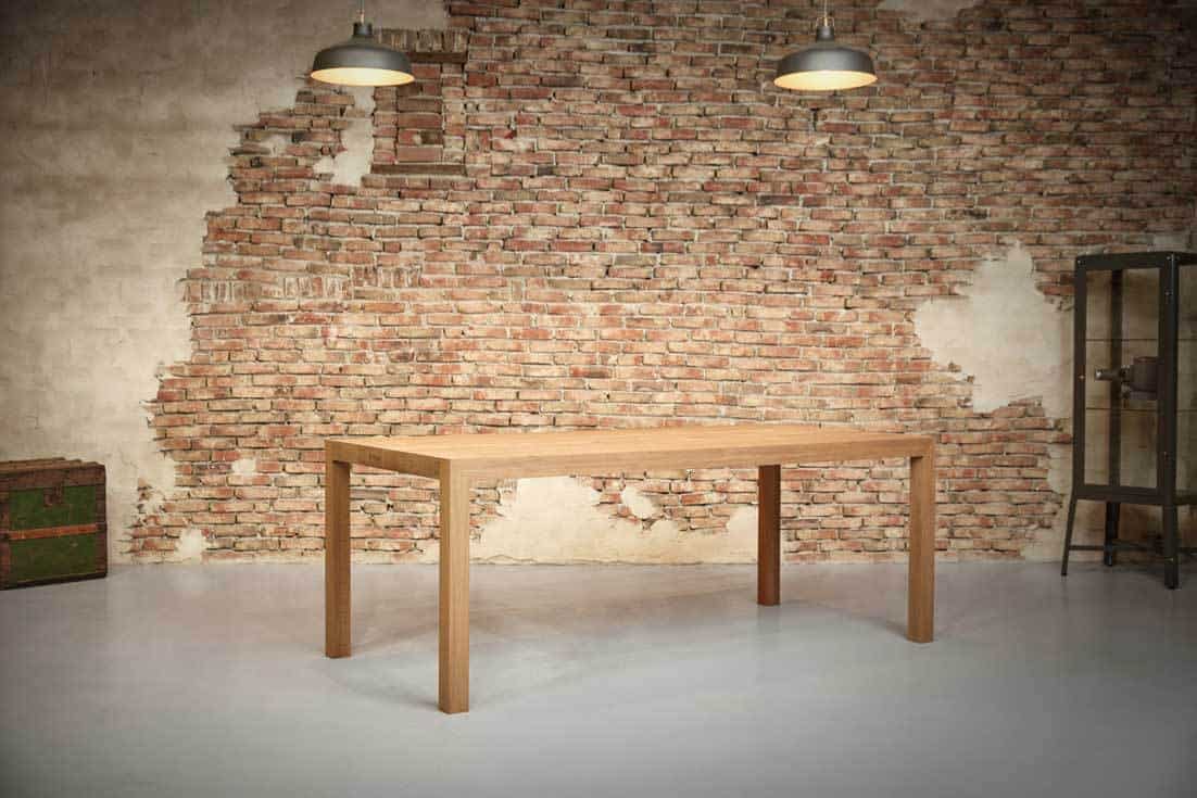 Tafel van eiken hout Eikenhouten tafel op maat